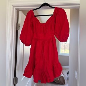 Hello Molly Red Mini Dress